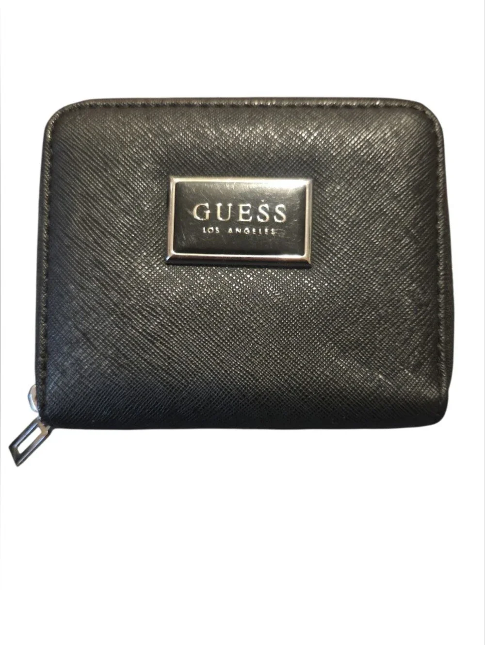 GUESS Black Zip Wallet - Compact Accessory